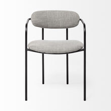 Load image into Gallery viewer, Fabric Dining Arm Chairs (Set of 2) - Gray
