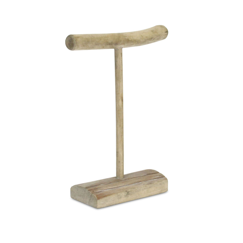 12" Drift Wood Decorative Jewelry Holder - Brown