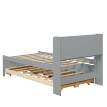 Load image into Gallery viewer, Twin Bed with Twin Trundle,Drawers,Grey
