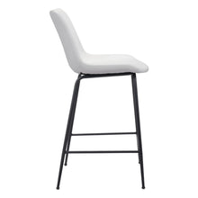 Load image into Gallery viewer, Steel Low Back Counter Height Bar Chair - White And Black
