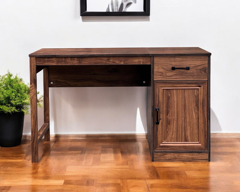 47" Wood Writing Desk - Walnut