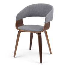 Load image into Gallery viewer, Wood Dining Parsons Chair - Walnut / Gray
