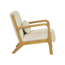 Load image into Gallery viewer, Upholstered Armchair With Back Support Pillow
