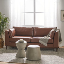 Load image into Gallery viewer, Contemporary 3 Seater Sofa Upholstery - Light Brown
