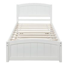 Load image into Gallery viewer, Platform Bed &amp; Headboard, Footboard And Wood Slat Support
