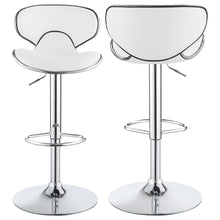 Load image into Gallery viewer, Edenton - Upholstered Adjustable Bar Stool (Set of 2) - White
