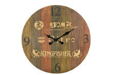 Load image into Gallery viewer, Silent Analog Round Wall Clock (554635) - Brown
