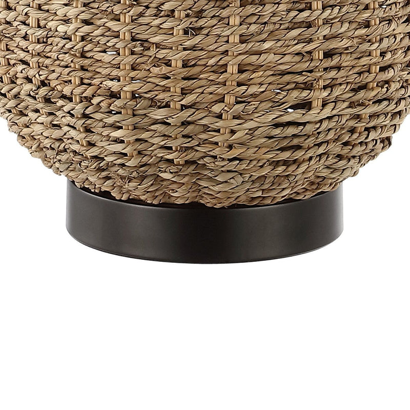 Urn Table Lamp LED With Empire Shade - Antiqued Bronze