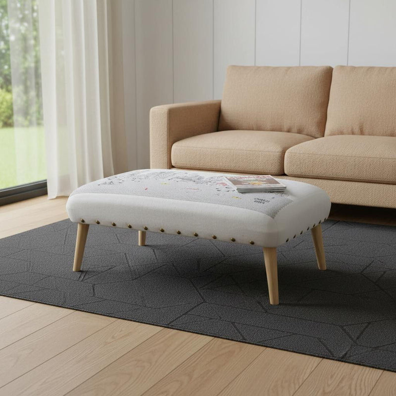 Ottoman Wool - Brown / Cream