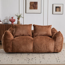 Load image into Gallery viewer, Giant Bean Bag Couch, Ultra Soft Fluffy Loveseat For Living Room
