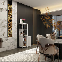 Load image into Gallery viewer, Storage Cabinet With Tall Tower, Multifunctional For Bathroom
