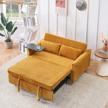 Load image into Gallery viewer, Pull Out Sofa With Movable Tabletop And USB Ports
