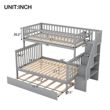 Load image into Gallery viewer, Bunk Bed With Staircase

