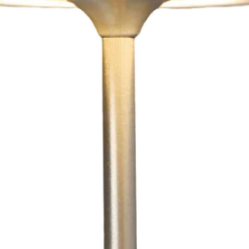 Round Table Lamp - Silver