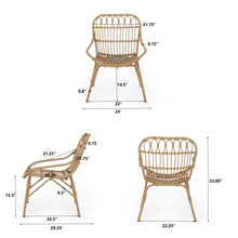 Load image into Gallery viewer, Monsoon - Outdoor Accent Chair With Open Weave Design
