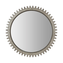 Load image into Gallery viewer, 44" Abstract Framed Accent Mirror - Silver
