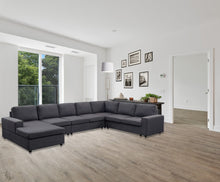 Load image into Gallery viewer, Hayden - 7 Seat Reversible Modular Sectional Sofa Chaise
