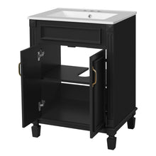 Load image into Gallery viewer, Bathroom Vanity With Top Sink, Cabinet With 2 Soft Closing Doors
