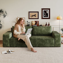 Load image into Gallery viewer, 3 Setaser Sofa, Deep Seat Couches For Living Room - Green
