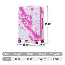 Load image into Gallery viewer, Luggage With Printed Pattern, Combination Lock
