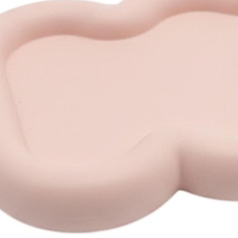Resin Handmade Scalloped Trinket Tray - Pale Pink