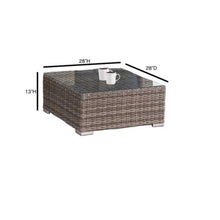 Load image into Gallery viewer, Stylish Rattan Wicker Person Seating Group With Premium Sunbrella Cushions Perfect For Outdoor Entertaining
