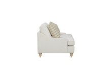 Load image into Gallery viewer, Loveseat Reversable Cushion With 2 Pillows - Off White

