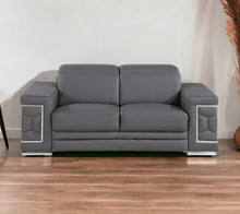 Load image into Gallery viewer, Genuine Love Seat Leather - Silver / Gray
