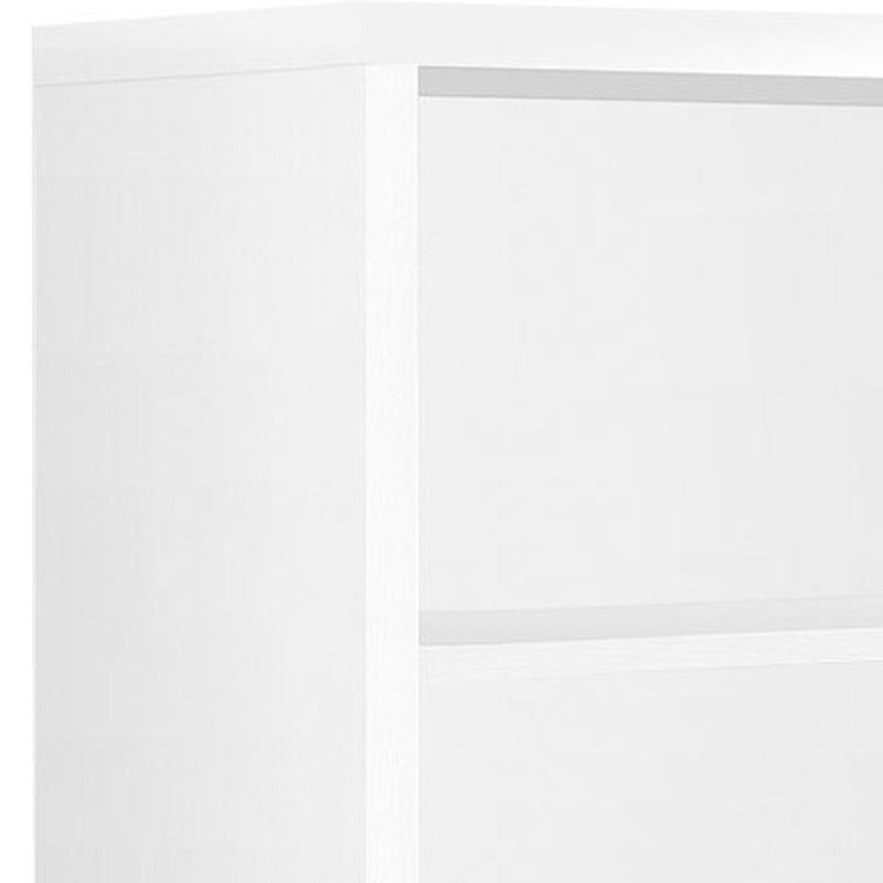 Adjustable Four Tier Bookcase (333357) - White