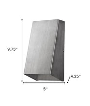 Load image into Gallery viewer, Geometric Wall Sconce - Brushed Silver

