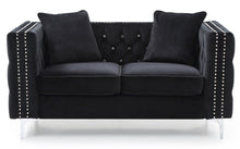 Load image into Gallery viewer, Elegant Track Arm Loveseat
