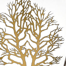 Load image into Gallery viewer, Tree Of Life Oval Free Table Vase - Clear / Gold
