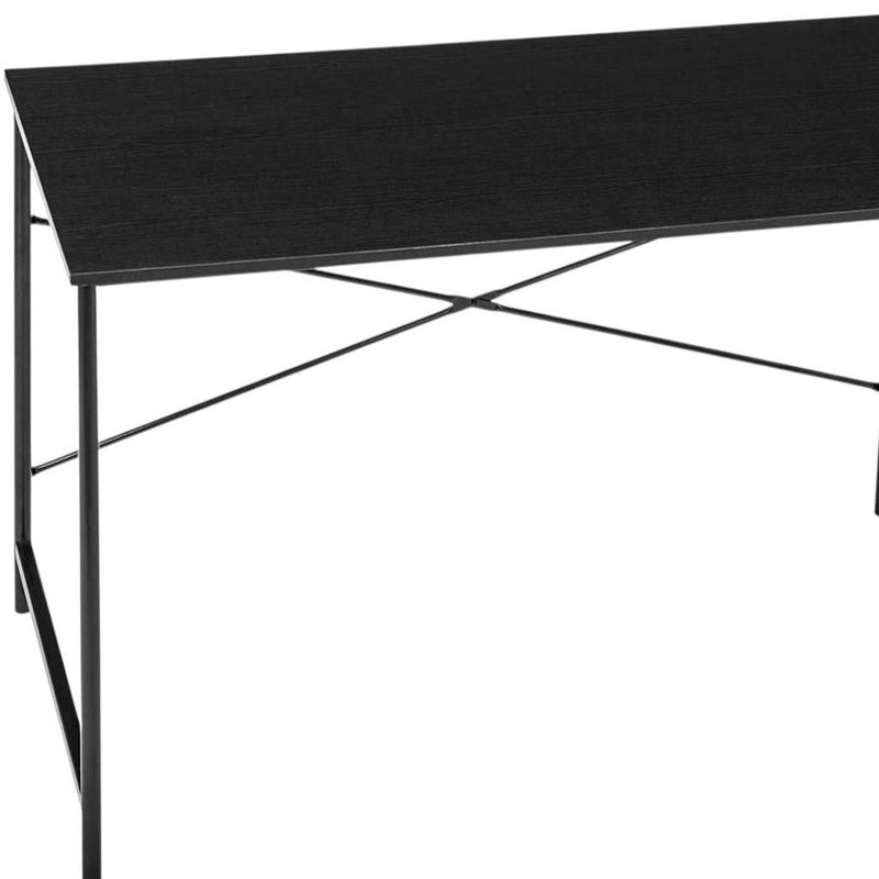 Stainless Computer Desk (568045) - Black