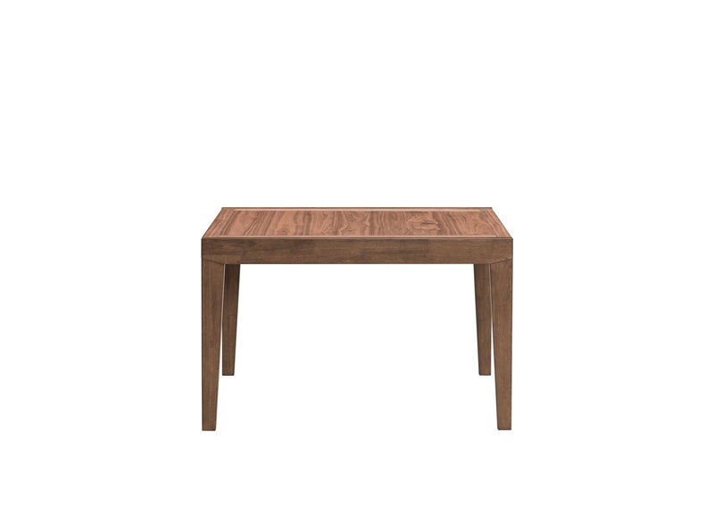 Wood Self-Storing Leaf Extendable Dining Table - Walnut