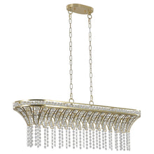Load image into Gallery viewer, Eight Light Crystal Chandelier With Shades - Clear

