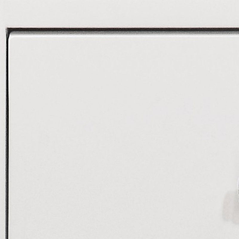 24" Two Drawer Nightstand - White