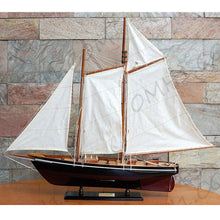 Load image into Gallery viewer, Hand Painted Model Boat (624689) - White / Black
