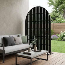 Load image into Gallery viewer, Three Panel Screen Room Divider (720108) - Black
