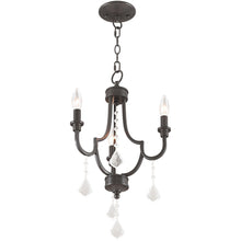 Load image into Gallery viewer, 22'' Three Light Dimmable Chandelier With Shades - Bronze
