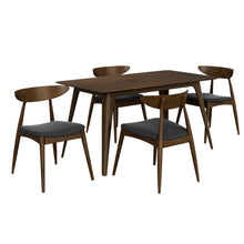 Load image into Gallery viewer, 5 Piece Dining Set With Ergonomic Chairs
