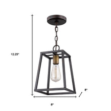 Load image into Gallery viewer, Metal Tapered Hanging Light - Antique Bronze

