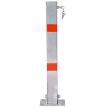 Load image into Gallery viewer, Square Parking Bollard Pole Barrier With Lock For Car Parking Protection And Home Garage Street Decor
