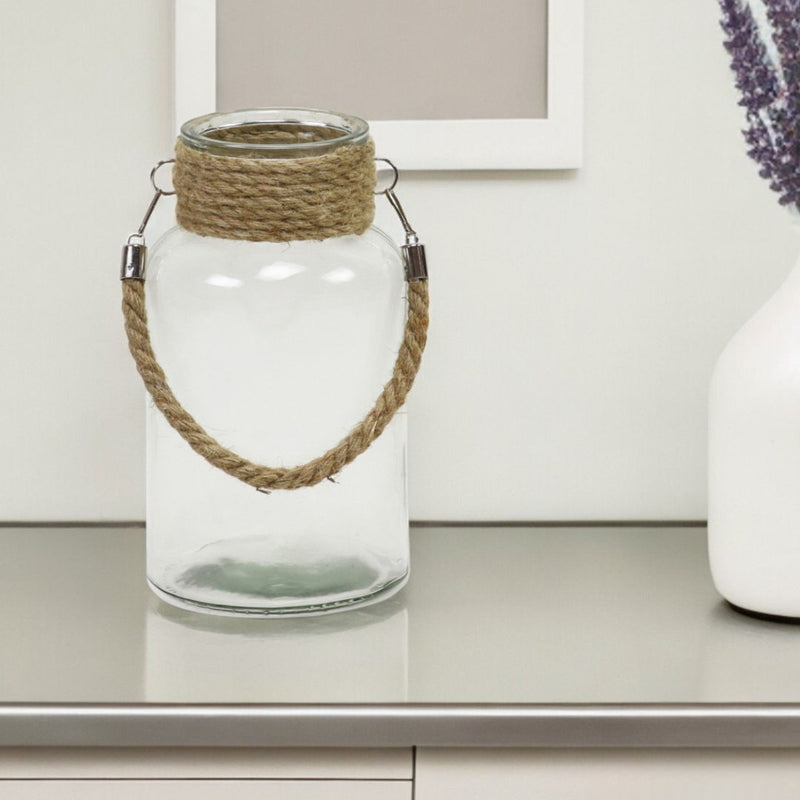 Glass Decorative Bottle (488167) - Brown