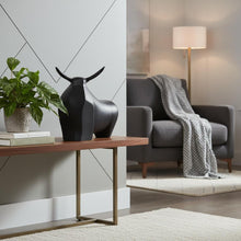 Load image into Gallery viewer, Bull Tabletop Sculpture (608728) - Black
