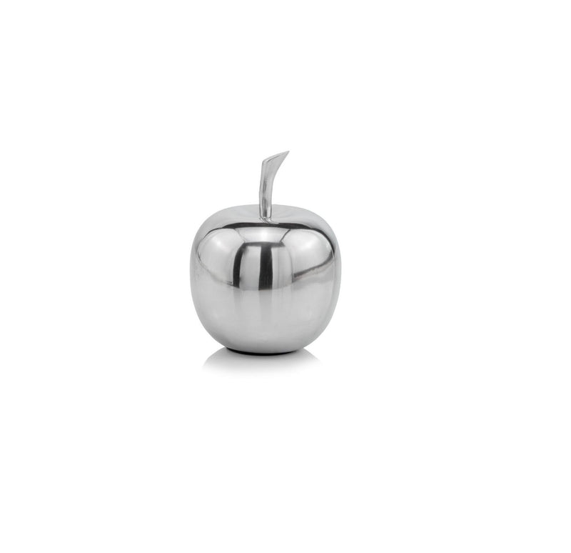 Buffed Decorative Apple Tabletop Sculpture (383763) - Silver