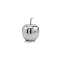 Load image into Gallery viewer, Buffed Decorative Apple Tabletop Sculpture (383763) - Silver
