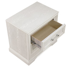 Load image into Gallery viewer, 2 Drawer Storage Nightstand Bedroom Furniture - Antique White
