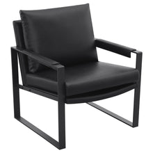 Load image into Gallery viewer, Goldbriar - Upholstered Track Arm Accent Chair - Black
