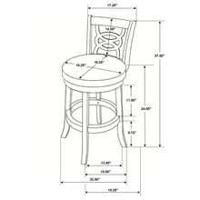 Load image into Gallery viewer, Swivel Counter Stool (Set of 2) - Black
