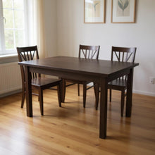Load image into Gallery viewer, 48" Solid Wood Dining Table - Dark Brown

